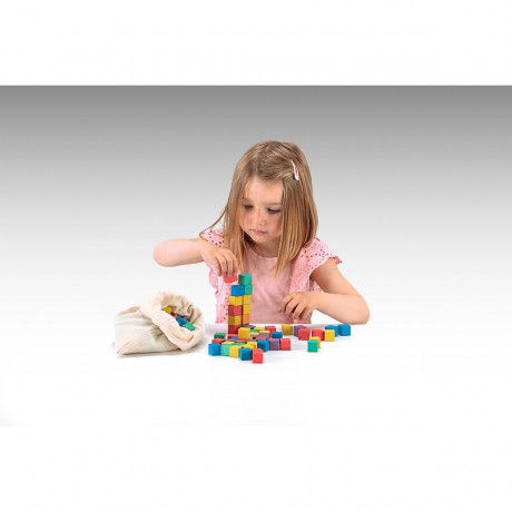 Wissner aktiv lernen Wurfel in 6 Farben 2 x 2 x 2 cm (150 Stuck) Кубики 6 цветов 2 х 2 х 2 см (150 штук)