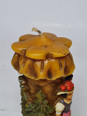 Свеча восковая винтажная Im Stil Gunter &quot;Влюбленная пара среди деревьев&quot;, 13 см, Германия, 1960-70гг.