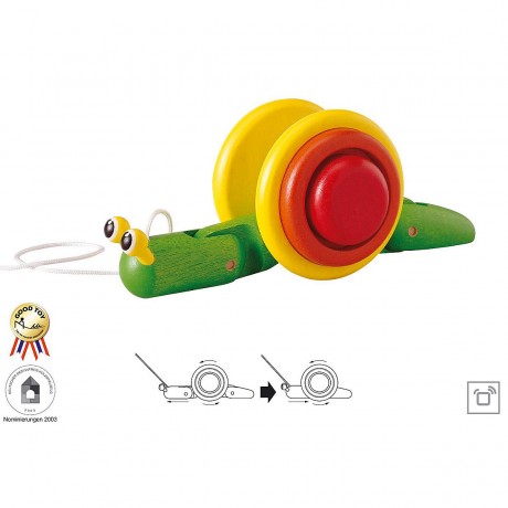 PLANTOYS PlanToys Nachzieh-Schnecke Улитка PlanToys
