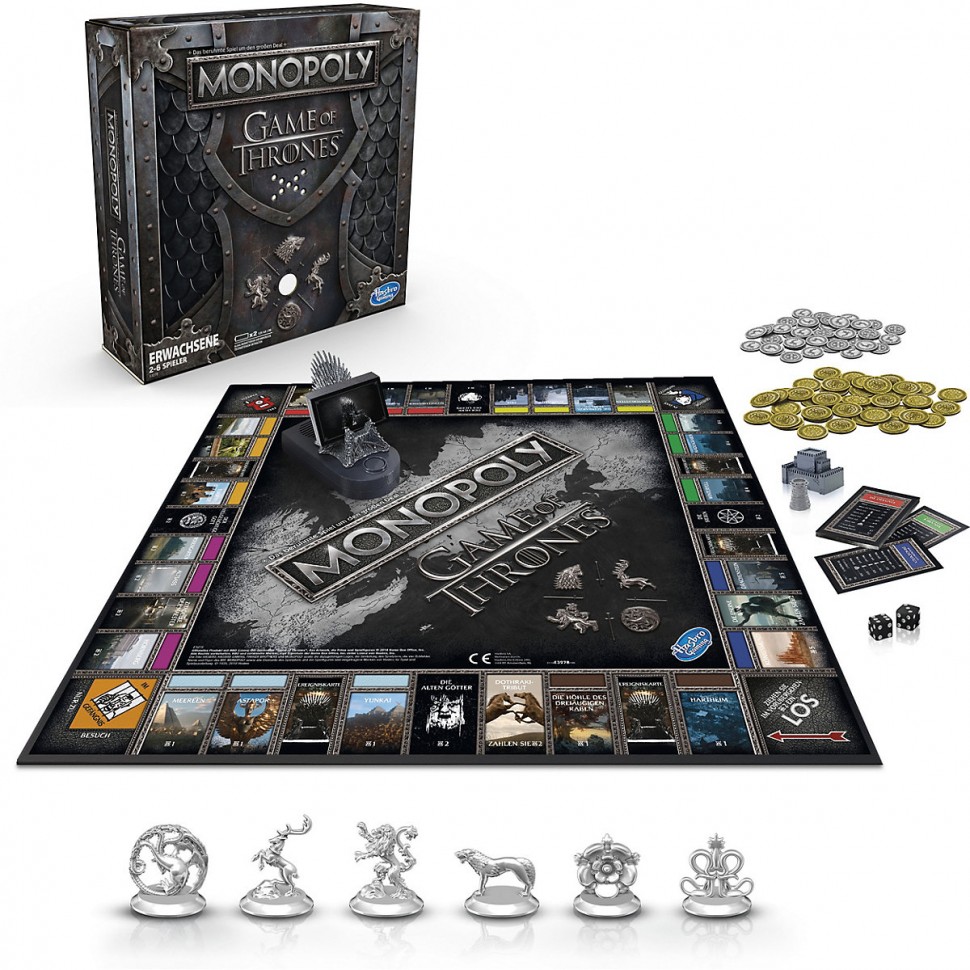 Купить Hasbro Monopoly Game of Thrones Монополия Игра Престолов в  интернет-магазине Diskontshop.eu Германия всего за 6 519 руб. в