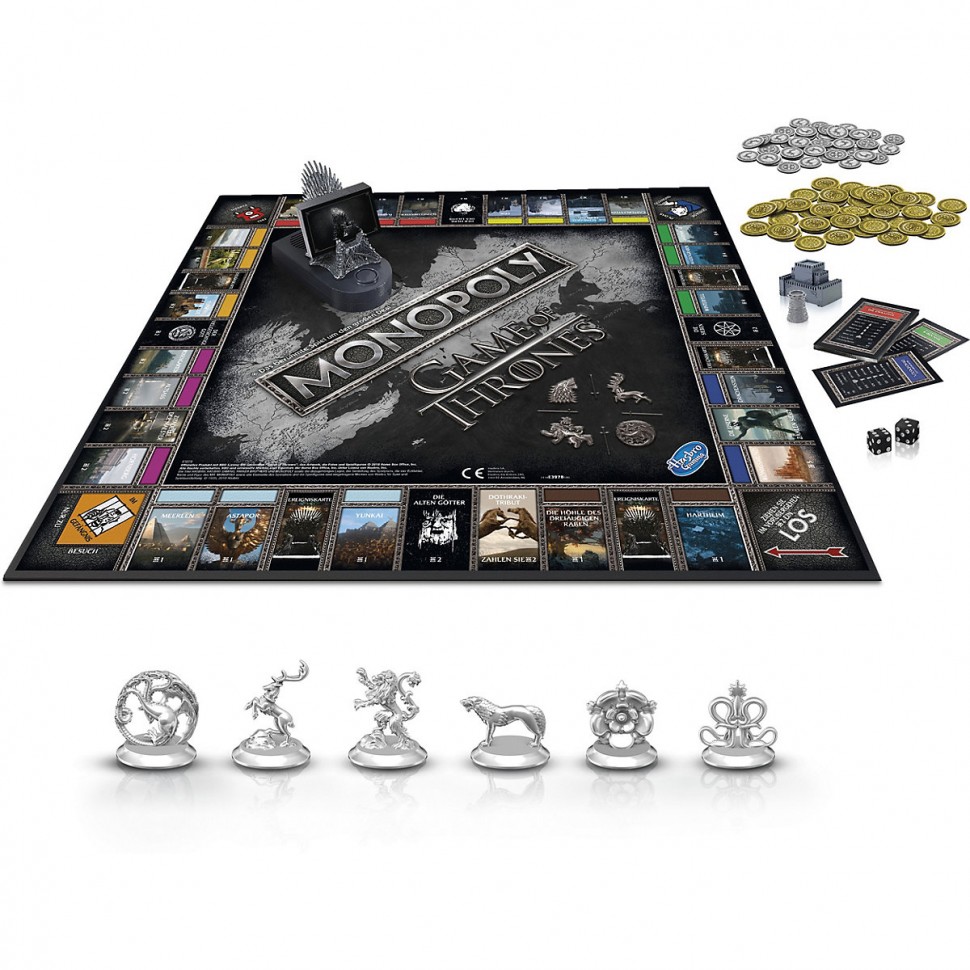 Купить Hasbro Monopoly Game of Thrones Монополия Игра Престолов в  интернет-магазине Diskontshop.eu Германия всего за 6 519 руб. в