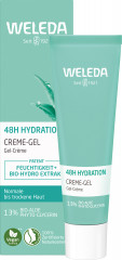WELEDA 48H Hydration Creme-Gel, 30 ml, Лёгкий увлажняющий крем-гель 48H Hydration с алоэ вера и опунцией, 30 мл