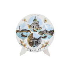 Mitterteich Декоративная тарелка &quot;Венеция&quot;, 24см, Италия, 1950-60гг. 