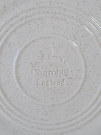 Тарелки винтажные Churchill England, керамика, 8 шт., 26 см, Англия, 1970-80гг.