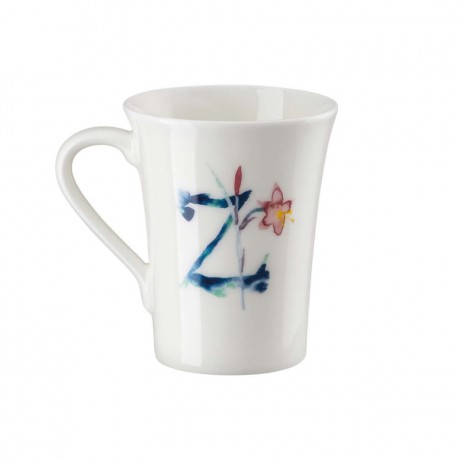 Hutschenreuther Hutschenreuther Flower Alphabet Becher mit Henkel Z-Zephyranthes 0,40 L Кружка Hutschenreuther Flower Alphabet с ручкой Z-Zephyranthes 0,40 л