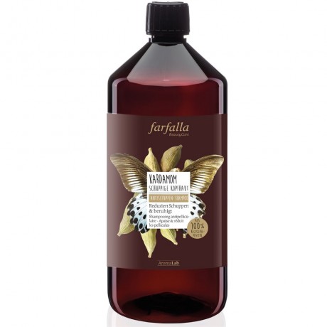 Farfalla Kardamom Antischuppen-Shampoo Refill 1l Кардамон Шампунь против перхоти Сменный блок 1л
