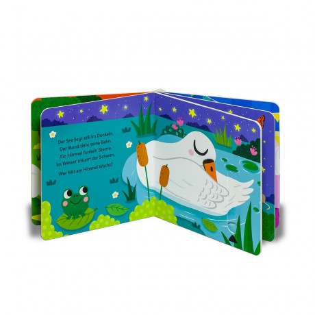 Sauerlander Verlag Mein Schieb  Guck-mal-Buch: Wer schlaft denn schon? Моя скользящая книжка-книжка: Кто вообще спит?