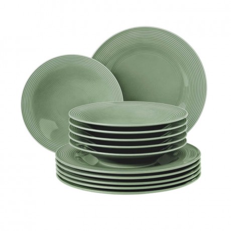 Seltmann Weiden Seltmann Weiden Beat Salbeigrun Tafelservice 12-tlg. Seltmann Weiden Столовый сервиз Beat sage green 12 предм.