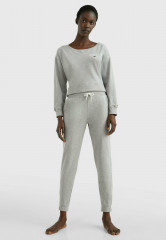 Tommy Hilfiger LOGO Pyjama top light grey heather ЛОГОТИП пижамный топ светло-серый вереск