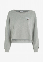 Tommy Hilfiger LOGO Pyjama top light grey heather ЛОГОТИП пижамный топ светло-серый вереск