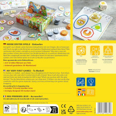 Haba HABA 302781 Meine ersten, HABA Настольная игра За покупками (Германия) 302781, дерево, учим счёт, деньги и внимание, для малышей от 2 лет