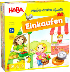 Haba HABA 302781 Meine ersten, HABA Настольная игра За покупками (Германия) 302781, дерево, учим счёт, деньги и внимание, для малышей от 2 лет