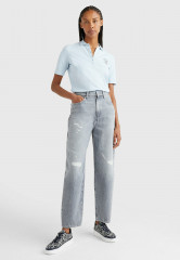 Tommy Hilfiger NYC LOGO REGULAR FIT  Polo shirt breezy blue heather NYC LOGO REGULAR FIT Рубашка поло свежий голубой вереск