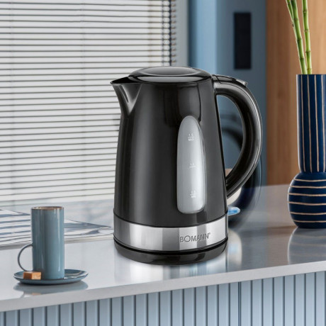BOMANN BOMANN Wasserkocher, Schnurloser 2200W Wasserkocher mit 360° Steckverbindung 1,5 Liter  Чайник BOMANN, беспроводной чайник мощностью 2200 Вт с разъемом на 360°, 1,5 литра