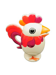 Кувшин декоративный в итальянском стиле, в форме петуха, фарфор, 18 х 22 см, Германия, 1970-80гг.