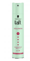 Schwarzkopf Taft Haarspray Volumen Haltegrad 5 mittlerer Halt, Тафт Лак для волос для объема без утяжеления сильной фиксации 5, 250 мл