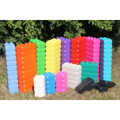 Esda Гигантские строительные блоки XXL-Funblocks Jumbo-Set, 106 шт, набор конструктор для детей, развивающие игрушки, Германия