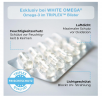WHITE OMEGA Kids Omega-3 Capsules for Children 90st, Омега 3 для детей (Германия), мини капсулы без вкуса и запаха рыбы для мозга и внимания, DHA 293 мг EPA 173 мг, 90шт