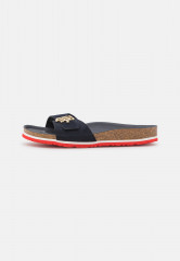 Tommy Hilfiger MOLDED FOOTBED FLAT  Mules red/white/blue ПЛАТФОРМА С ФОРМОВАННЫМИ СТУПИЦАМИ Мюли красный/белый/синий