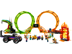 Lego Stuntshow-Doppellooping Двойной цикл каскадерского шоу