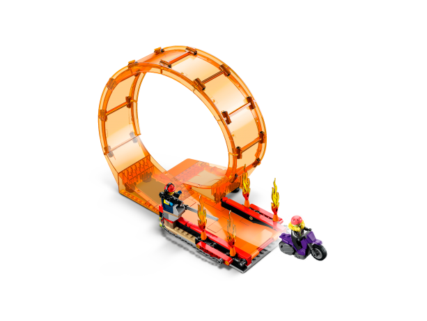 Lego Stuntshow-Doppellooping Двойной цикл каскадерского шоу