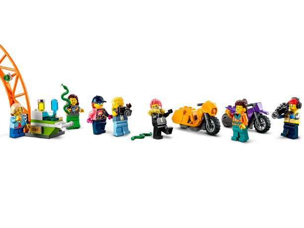 Lego Stuntshow-Doppellooping Двойной цикл каскадерского шоу