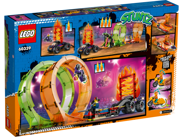 Lego Stuntshow-Doppellooping Двойной цикл каскадерского шоу