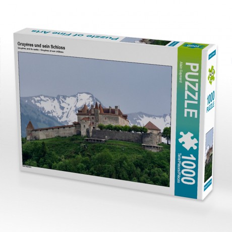CALVENDO Puzzle CALVENDO Puzzle Gruyeres und sein Schloss Пазл CALVENDO Puzzle Грюйер и его замок