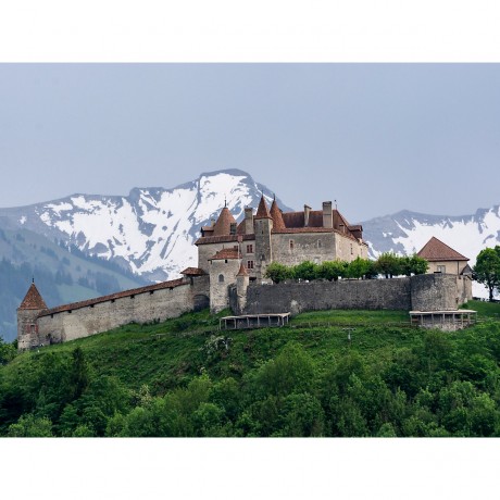 CALVENDO Puzzle CALVENDO Puzzle Gruyeres und sein Schloss Пазл CALVENDO Puzzle Грюйер и его замок