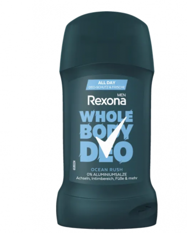 Rexona Men Whole Body Deodorant Stick Ocean Rush, Дезодорант-стик для всего тела 50мл