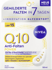 NIVEA Q10 Anti-Falten Power Extra Straffende Tagespflege, 50 ml, Нивеа дневной крем гиалуроновая кислота, витамин E, коэнзим Q10 против морщин 50 мл