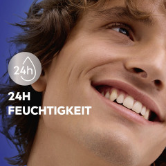 NIVEA MEN Sensitive Moisturiser XXL, 100 ml, Нивеа Мужской крем для лица, для чувствительной кожи, ромашка и масло ши, без отдушек, 24ч увлажнение, 100 мл