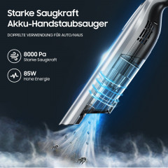 iceagle iceagle Akku-Handstaubsauger 3-in-1 Handstaubsauger Akku 8000Pa mit Ladestation, Staubbehalter  Беспроводной ручной пылесос Iceagle Ручной пылесос 3-в-1 с аккумулятором 8000 Па с зарядной станцией и контейнером для пыли