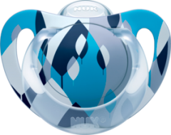 Nuk Соска (успокаивающая) Freestyle Силикон	, Gr. 3, Mädchen, 2 шт