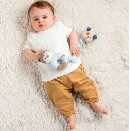 Nattou Greifling Waschbar Bob Игрушка-клатч Боб моющийся