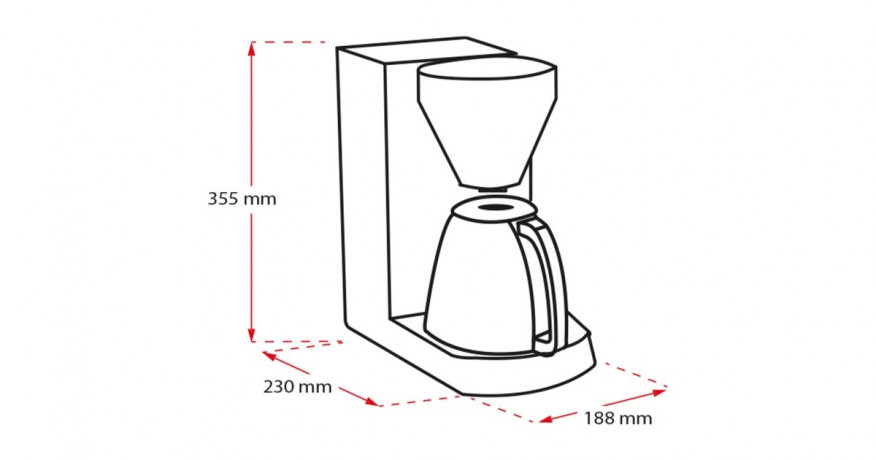 Melitta Melitta Enjoy Therm, Filtermaschine weiss  weiss Melitta Enjoy Therm, фильтр-машина, белый