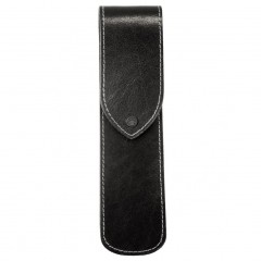 DOVO MERKUR Solingen Rasiermesser  Lederetui  schwarz  Кожаный чехол для опасных бритв черного цвета