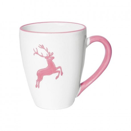 Gmundner Keramik Gmundner Keramik Rosa Hirsch Fruhstucksbecher Max 0,3 L Кружка для завтрака Gmundner Ceramics Pink Deer Max 0,3 л