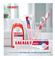 LACALUT aktiv medizinische Zahncreme Зубная паста, против кровоточивости дёсен,  100 мл
