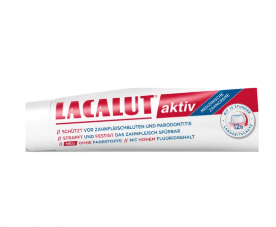 LACALUT aktiv medizinische Zahncreme Зубная паста, против кровоточивости дёсен,  100 мл