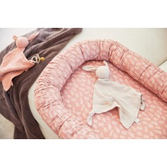 jollein Schmusetuch bunny ears nougat Нуга с кроличьими ушками