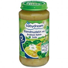 babydream Bio Menu Bandnudeln mit Brokkoli-Rahm-So?e 250 г