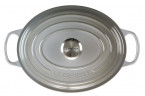 Le Creuset LE CREUSET Br\u00e4ter Oval Perlgrau SIGNATURE grau LE CREUSET Br>4ter Oval Pearl Grey SIGNATURE