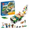 LEGO 3er Set:  60353 City Tierrettungsmissionen mit Pickup, 3 Minifiguren und Tierfiguren +  60354 City Erkundungsmissionen im Weltraum mit Raumschiff und 3 Minifiguren +  60355 City Detektivmissionen Набор из 3 предметов: 60353 City Animal Rescue Mission