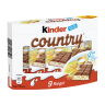 Kinder Country 9 Riegel Вафельные трубочки с молочным шоколадом и рисом