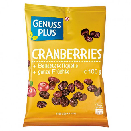 GENUSS PLUS Cranberries 100 г