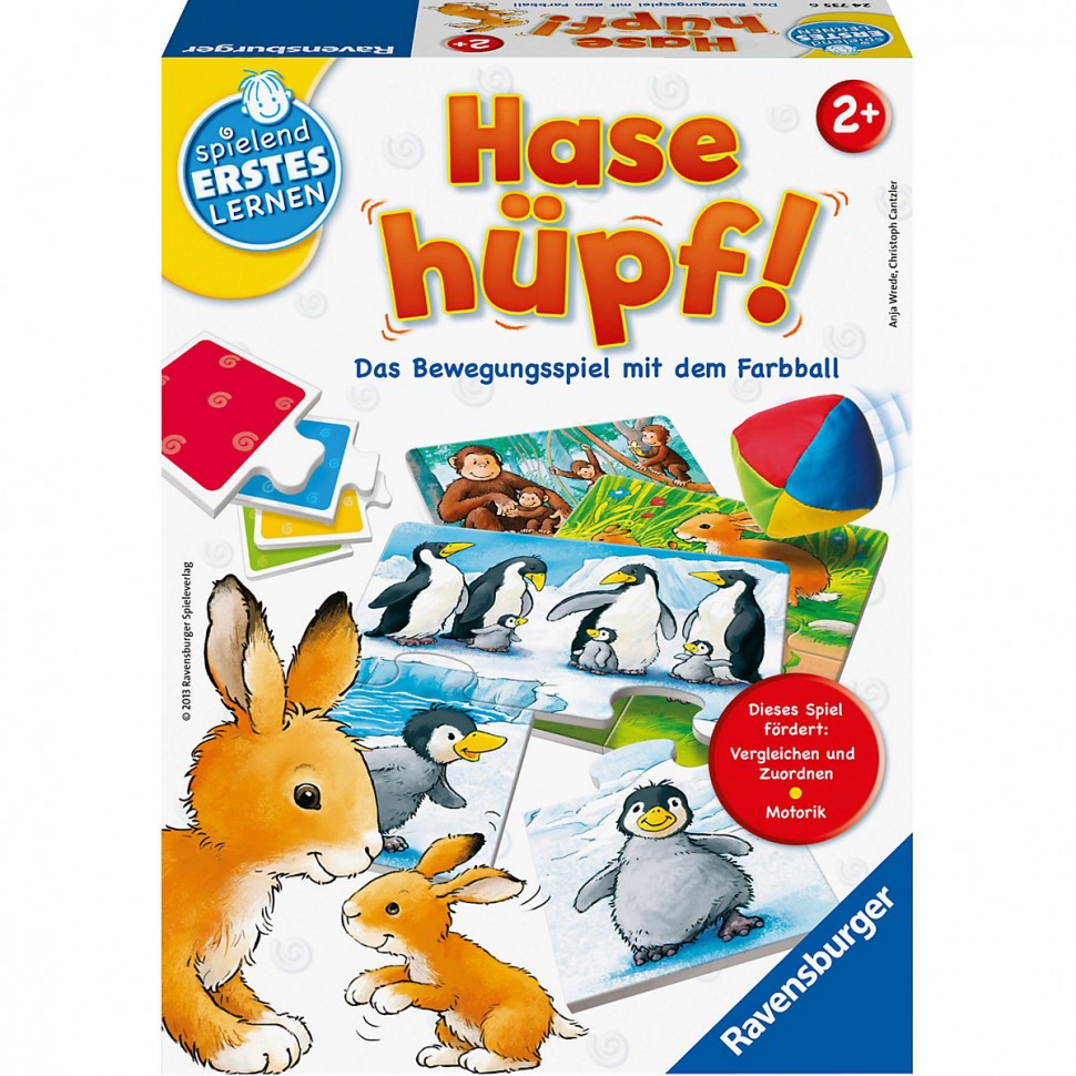 Купить Ravensburger Hase hupf кролик хоп в интернет-магазине Diskontshop.eu  Германия всего за 1 629 руб. в