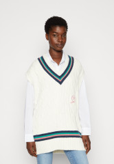 Tommy Hilfiger ICON VEST SWEATER Jumper ecru ЖИЛЕТ ICON СВИТЕР Джемперы экрю