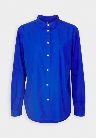 Tommy Hilfiger SOLID RELAXED Button-down blouse electric blue SOLID RELAXED Блуза на пуговицах синий электрик