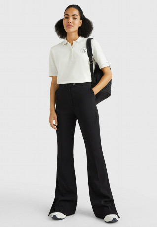 Tommy Hilfiger NYC LOGO REGULAR FIT Polo shirt white heather NYC LOGO REGULAR FIT Рубашка поло белый вереск